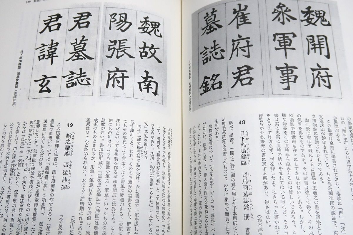 歴代名家臨書集成・解説編/宇野雪村対談/中国書道の名蹟を典拠とした日中歴代書家の臨書作品を影印図版六巻と解説一巻に集成・書写年代に準じて配列 -  メルカリ