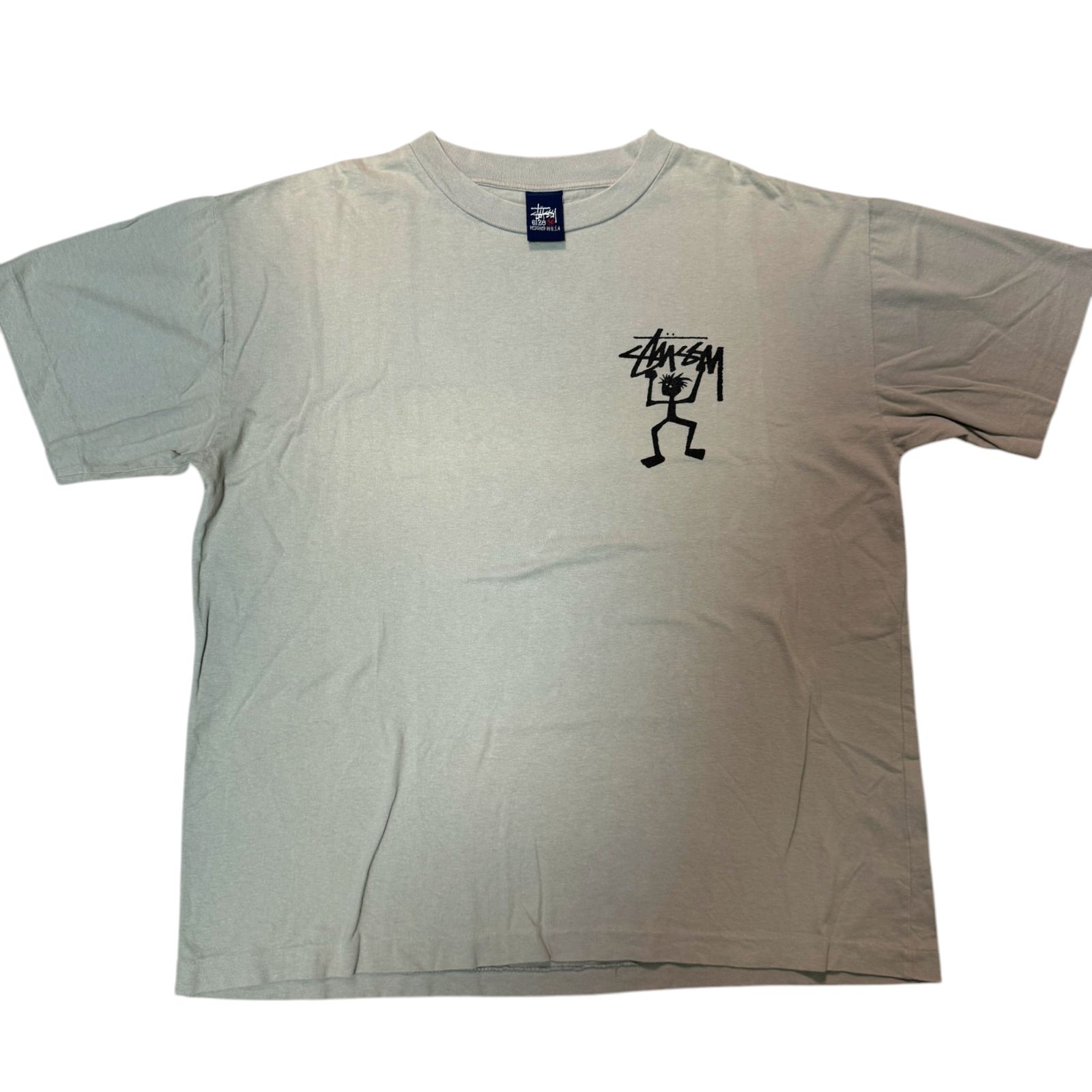 90s old stussy シャドーマン Tシャツ Mサイズ 実寸L～XL USA製