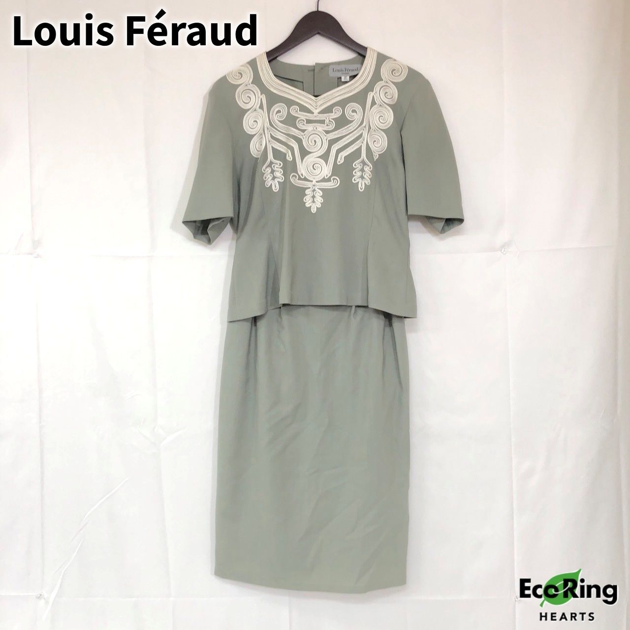 Louis Féraud(ルイフェロー)11号サイズ Louis Feraud 美品/ルイフェローLouis 極暖おしゃれコート 11号