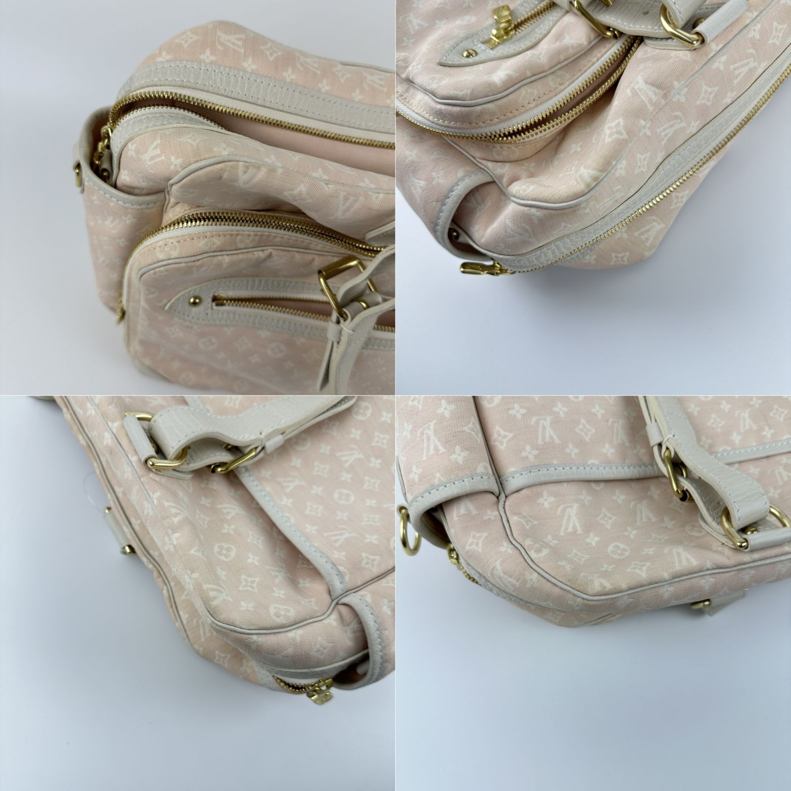 LOUIS VUITTON ルイヴィトン サックアランジェ ジャガード レザー  