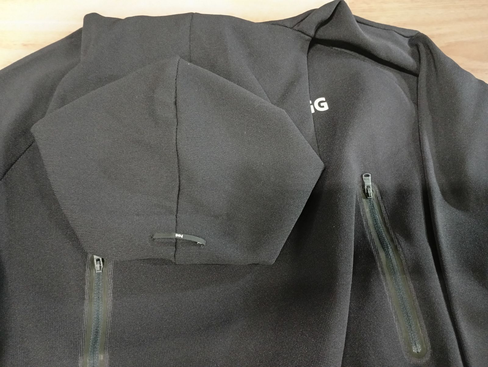 PGG ◾️ポリエステルヤーンパーカー◾️ ブラック サイズM