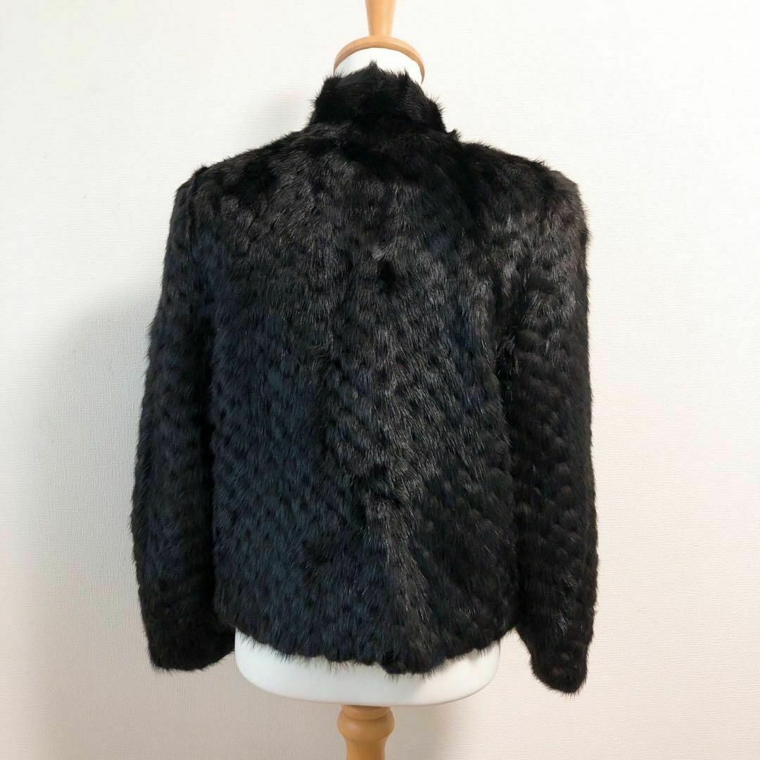 極美品 Josephine ジョセフィーヌ リアルファーコート 毛皮 ブラック 