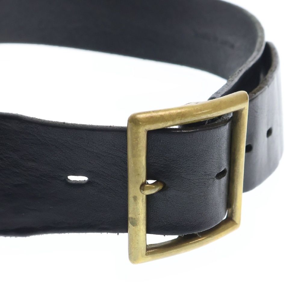 VISVIM (ヴィスヴィム) PLAIN BELT バックルプレーンレザー