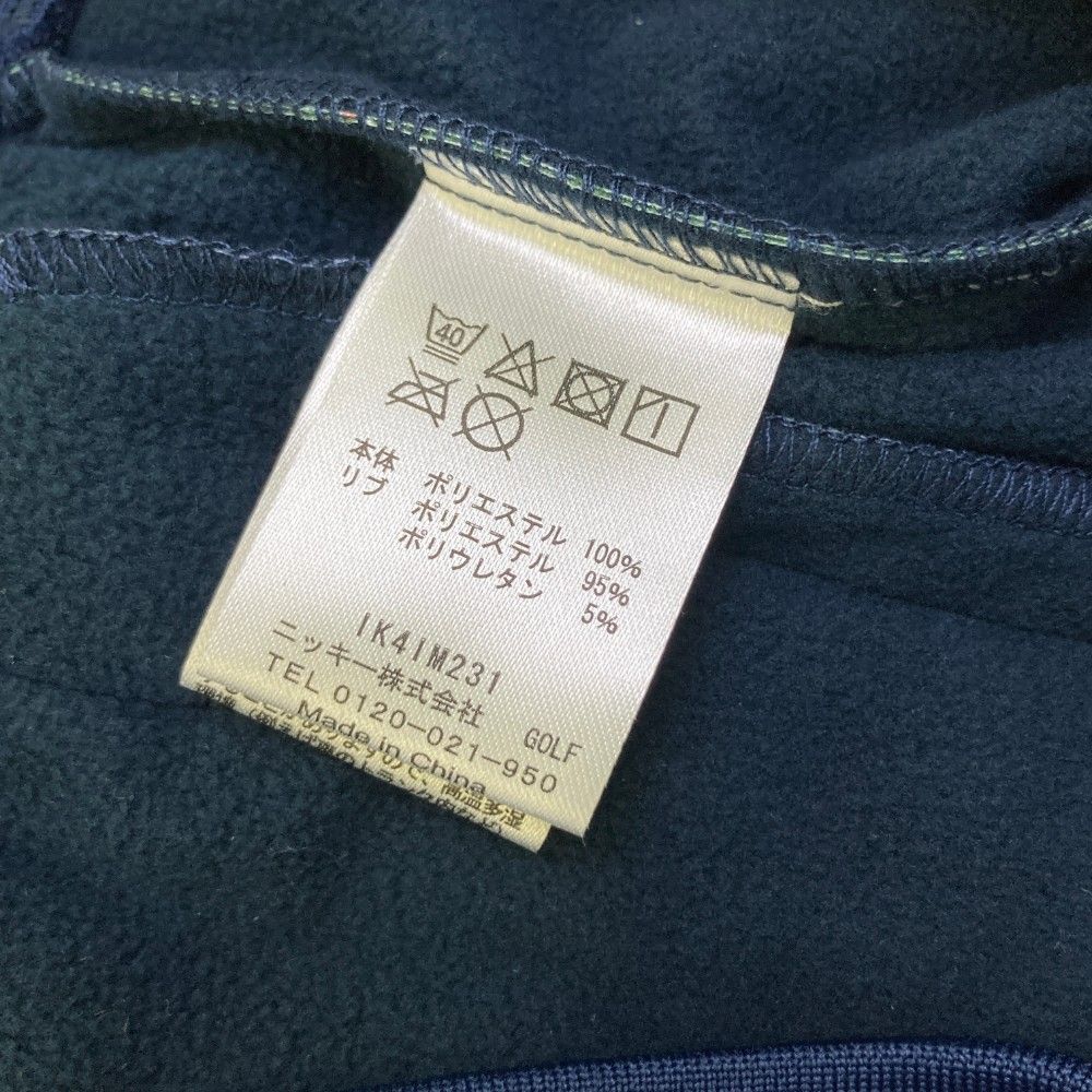 サイズ：L FILA GOLF フィラゴルフ  長袖 ジップジャケット 刺繍 チェック柄 グリーン系 [240101437886] ゴルフウェア メンズ ストスト サイズ：L FILA GOLF フィラゴルフ 長袖 ジップジャケット 刺繍