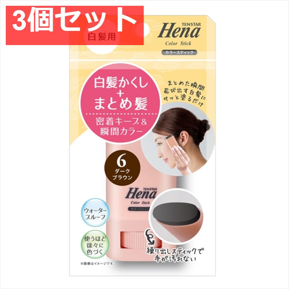 テンスター 白髪用カラースティック DBR 3個セット まとめ売り
