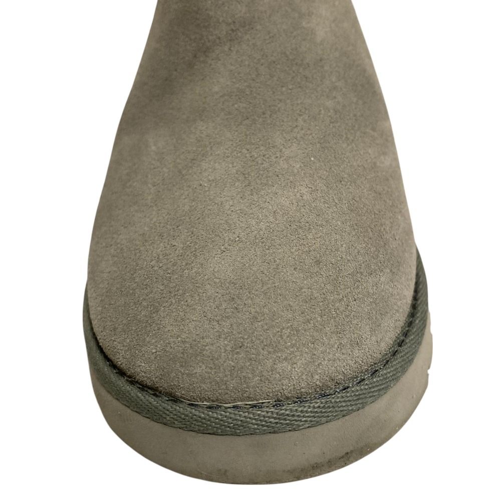 【sora】未使用 UGG ムートンブーツ KRISTIN グレー UGG KRISTIN GREY GRAY SHEARLING SUEDE WEDGE ANKLE BOOT US 5 / EU