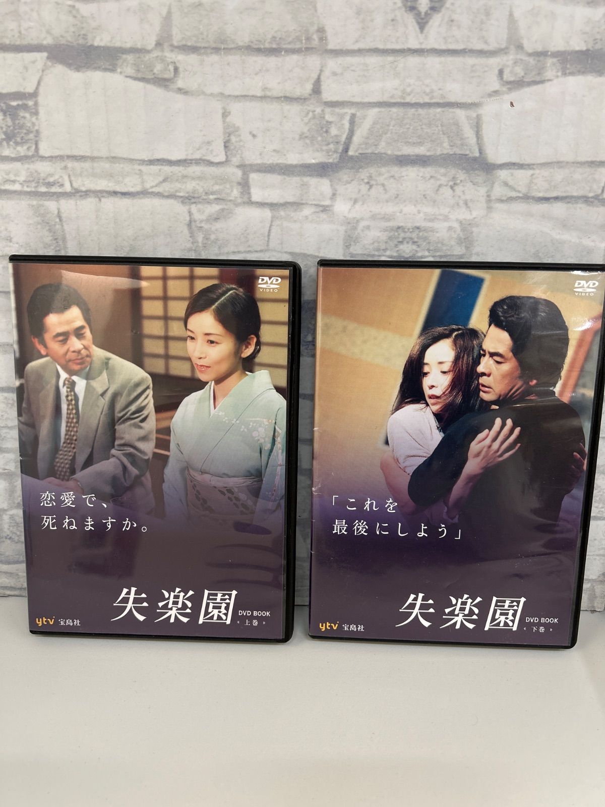 J6-19】◇ 失楽園 DVDBOOK 上巻 下巻 2点セット - メルカリ