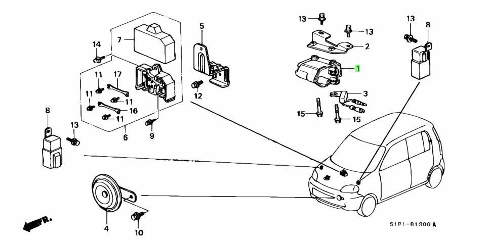 ホンダ純正 CA1 CA2 CA3 CA5 CA6 アコード BA1 プレリュード イグニッションコイル 点火コイル HONDA ACCORD PRELUDE IGNITION COIL
