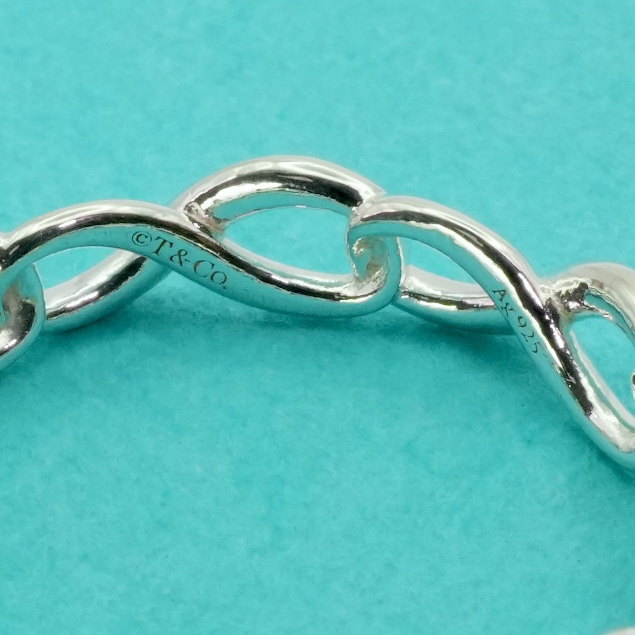 ティファニー　フルインフィニティ　永遠の絆　バンド　シルバーリング　Ag925 Tiffany◇ティファニー インフィニティ ナロー バンド リング