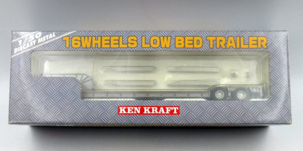 KEN KRAFT 1/50 16輪中低床重量物運搬用トレーラ KK1001