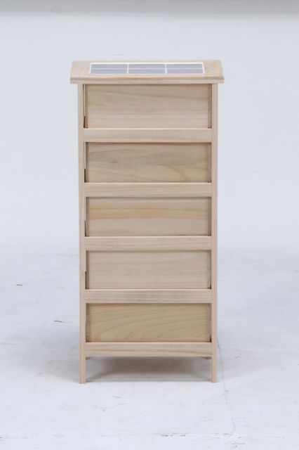 桐製 マルチカラフル5段ボックス シンクエ 2 ストア