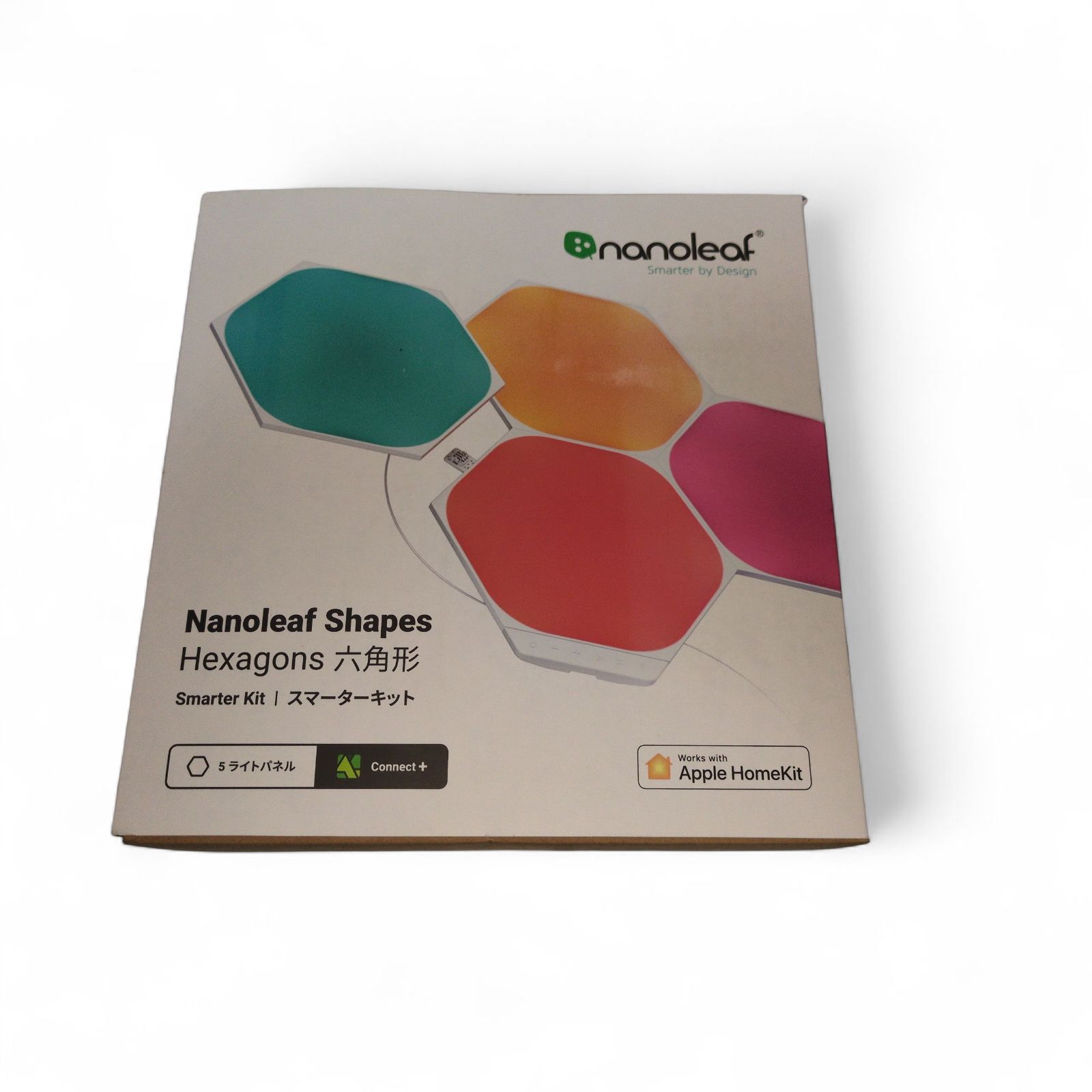 ナノリーフ シェイプス ヘキサゴン スターターパック 5枚入り NL42-5006HX-5PK Nanoleaf Shapes Hexagon