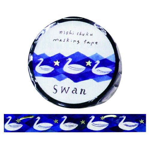 (まとめ）#表現社 マスキングテープ　ＳＷＡＮ 22-638 【×15セット】
