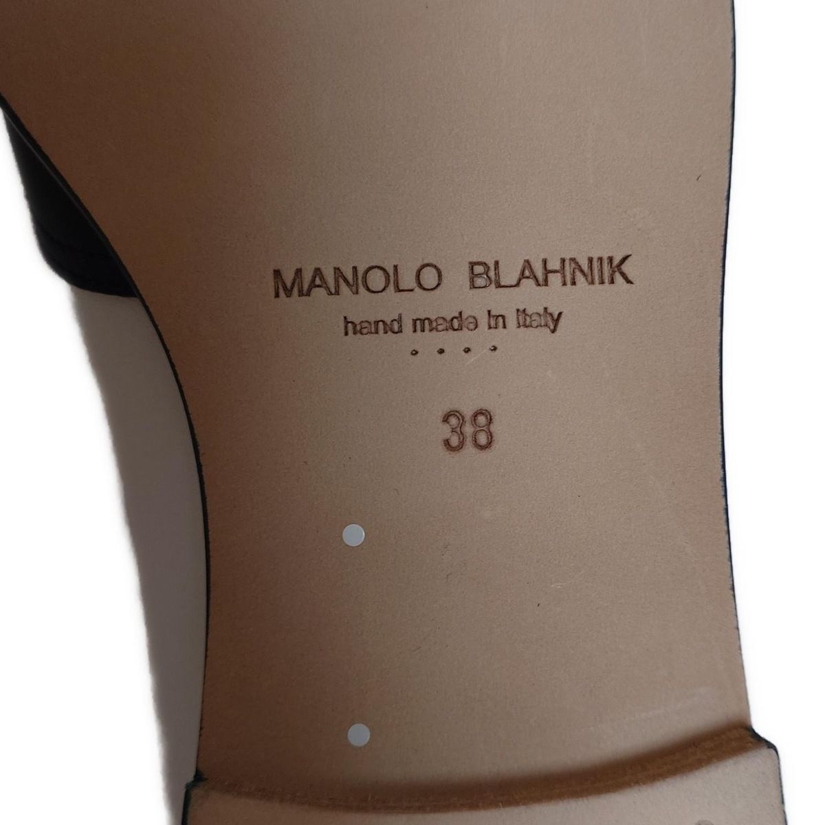 MANOLO BLAHNIK ダークブラウン レザー ファー ブーツ　マノロ38 MANOLO BLAHNIK ダークブラウン レザー ファー ブーツ マノロ38