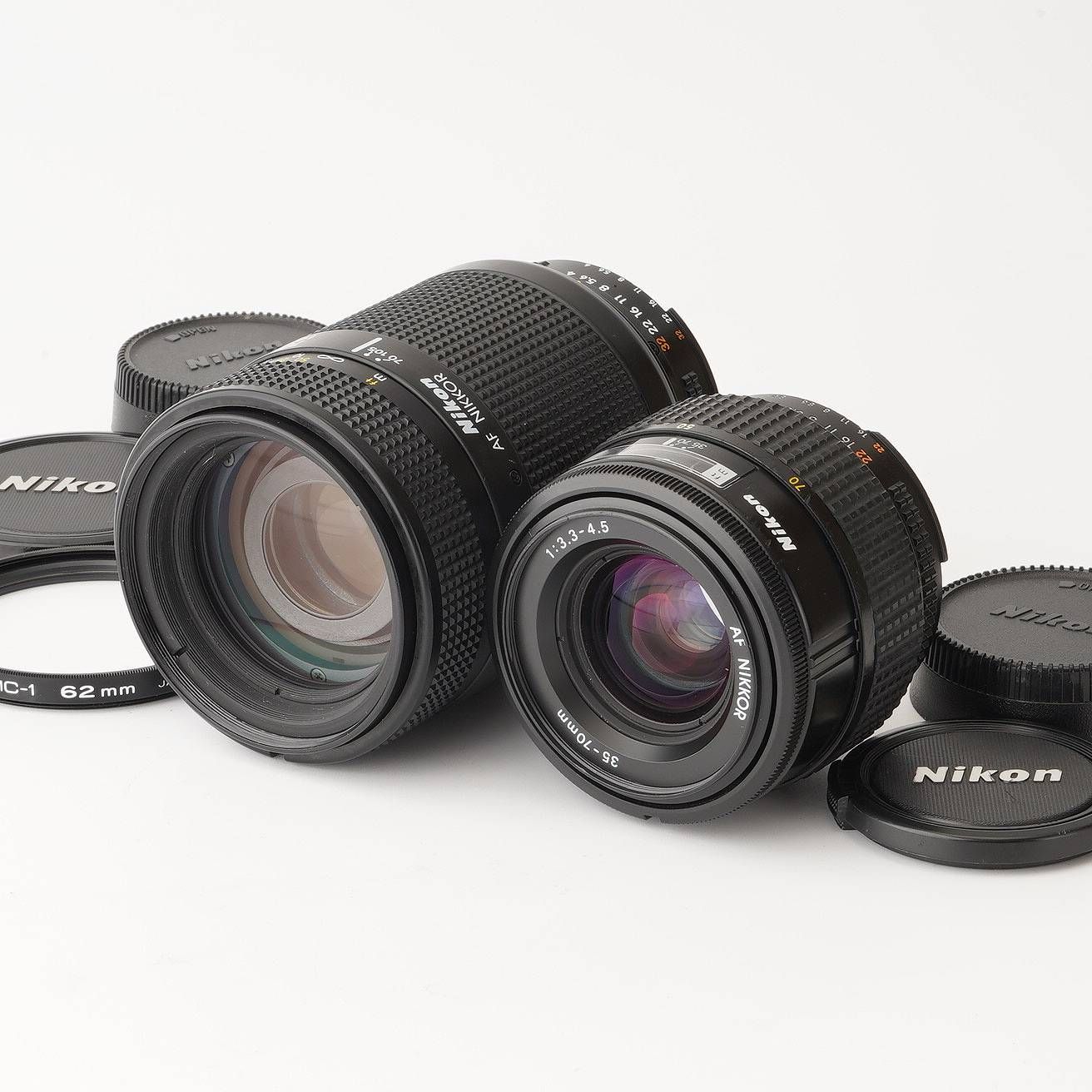ニコン Nikon AF Nikkor 35-70mm F3.3-4.5 | Nikon AF Nikkor 70-210mm F4-5.6