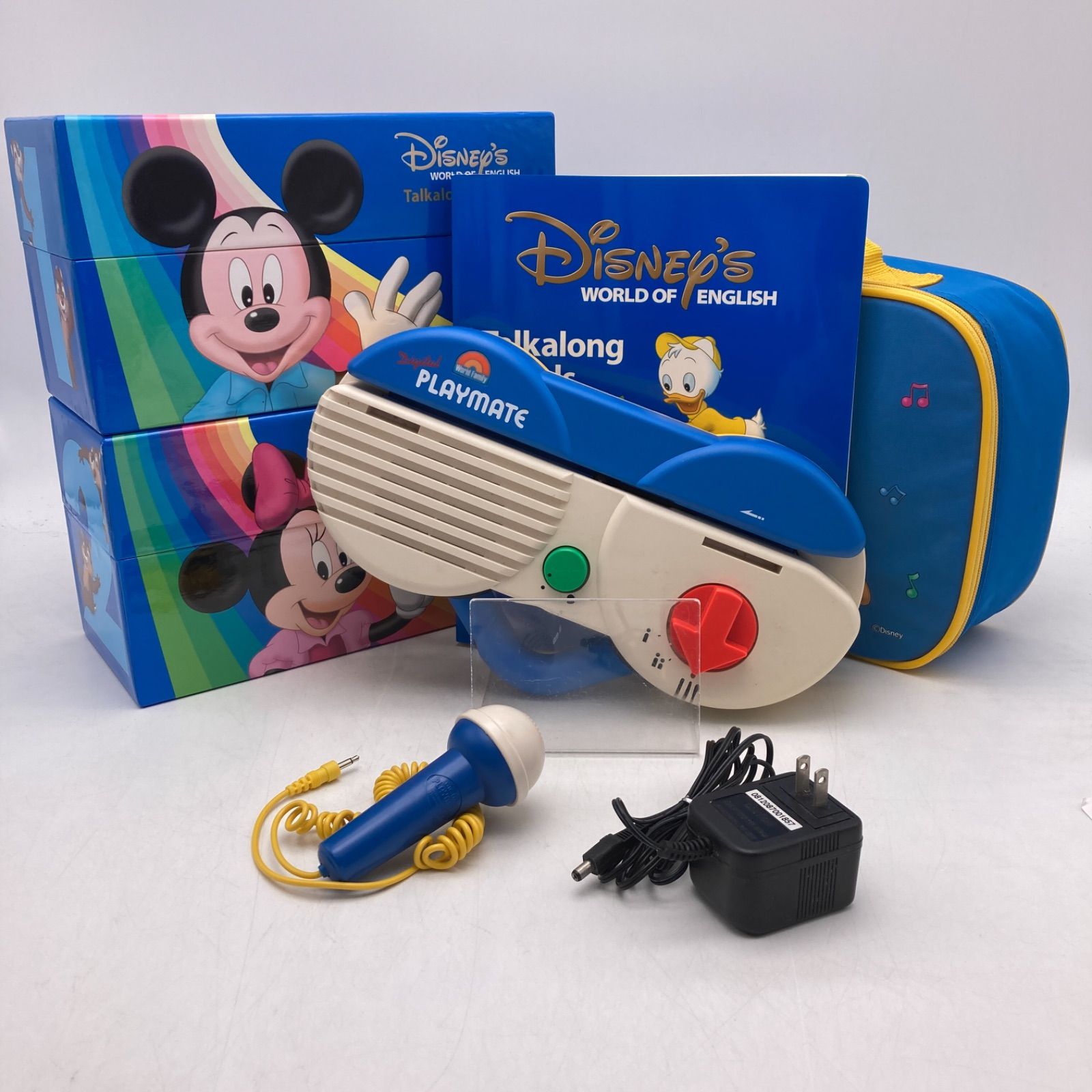 2008年購入 トークアロングセット　両面デジタル　ディズニー英語システム　DWE　Disney　ワールドファミリー　中古　600804