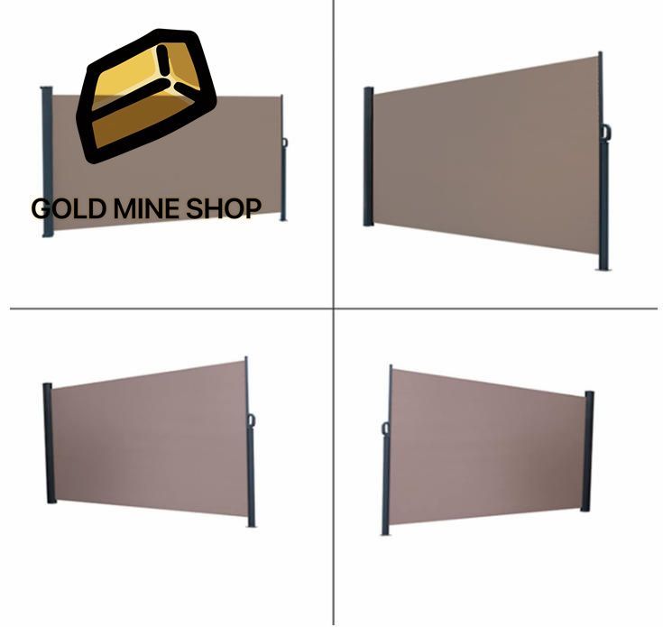 屋外サイドオーニング 格納式アイソレーションオーニング サイドプルシェッド 伸縮式パーティションオーニングスクリーン 商業 家庭用パティオプライバシースクリーンフェンス 180 300cm