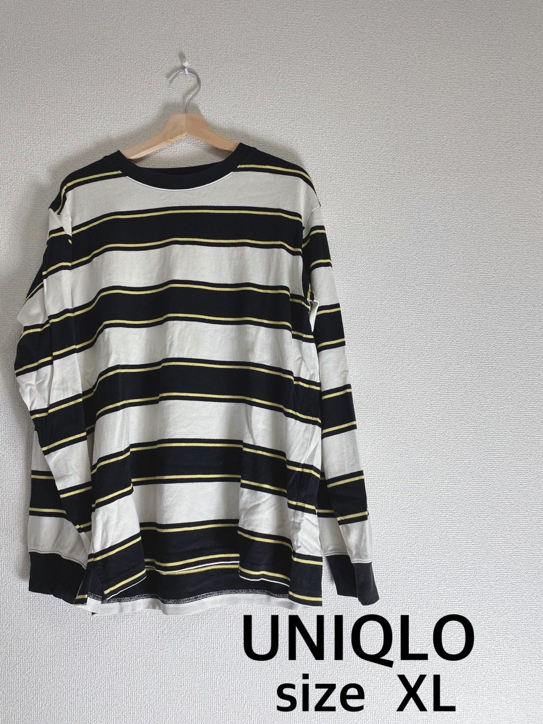 ウォッシュボーダーTシャツ／ロンT／UNIQLO／ユニクロ - 古着屋 R Ⅱ