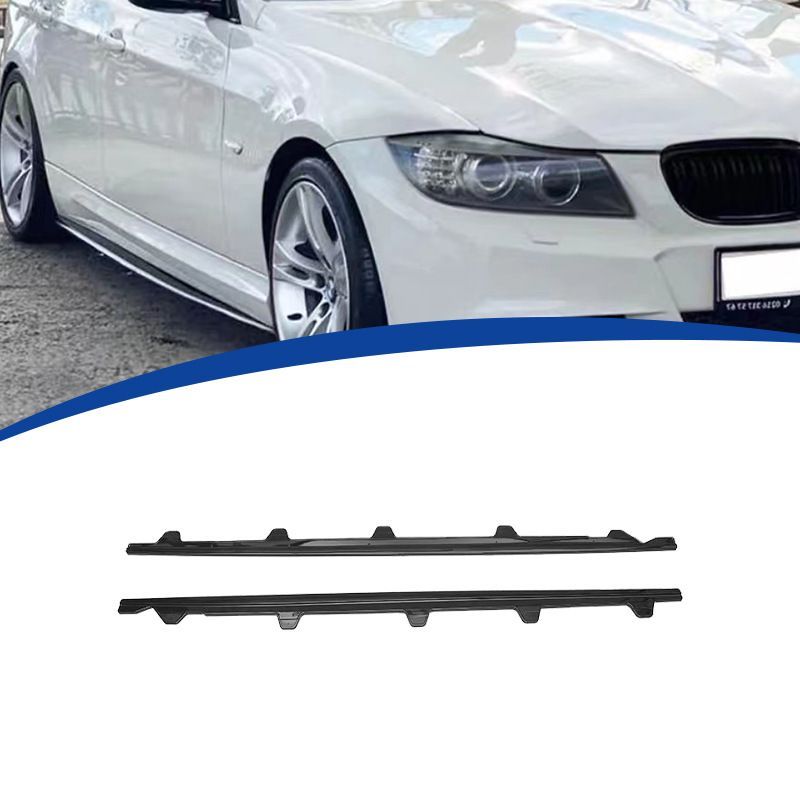 BMW 3シリーズ E90 2005-2011 MPスタイル サイドスカート 亮黒