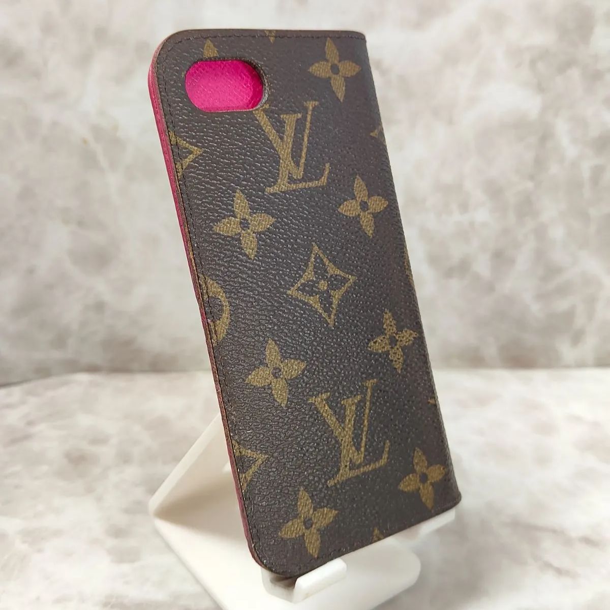 正規品 本物保証】Louis Vuitton ルイヴィトン モノグラム フォリオ アイフォン7.8用 スマホケース  箱付き（SNA）224102701001MB - メルカリ