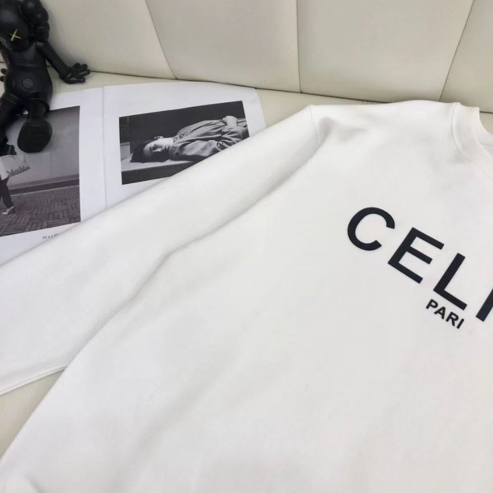 新作　CELINE　セリーヌ　スウェット　長袖　ロンＴ　レディース　ファッション　大人気　秋冬　男女兼用