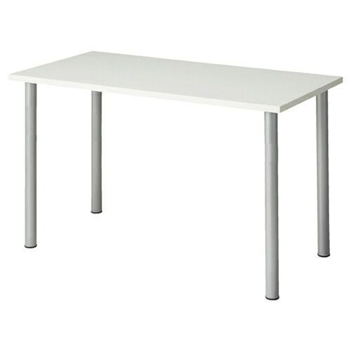 エコノミーデスクW120cm ホワイト 61-340-3-4