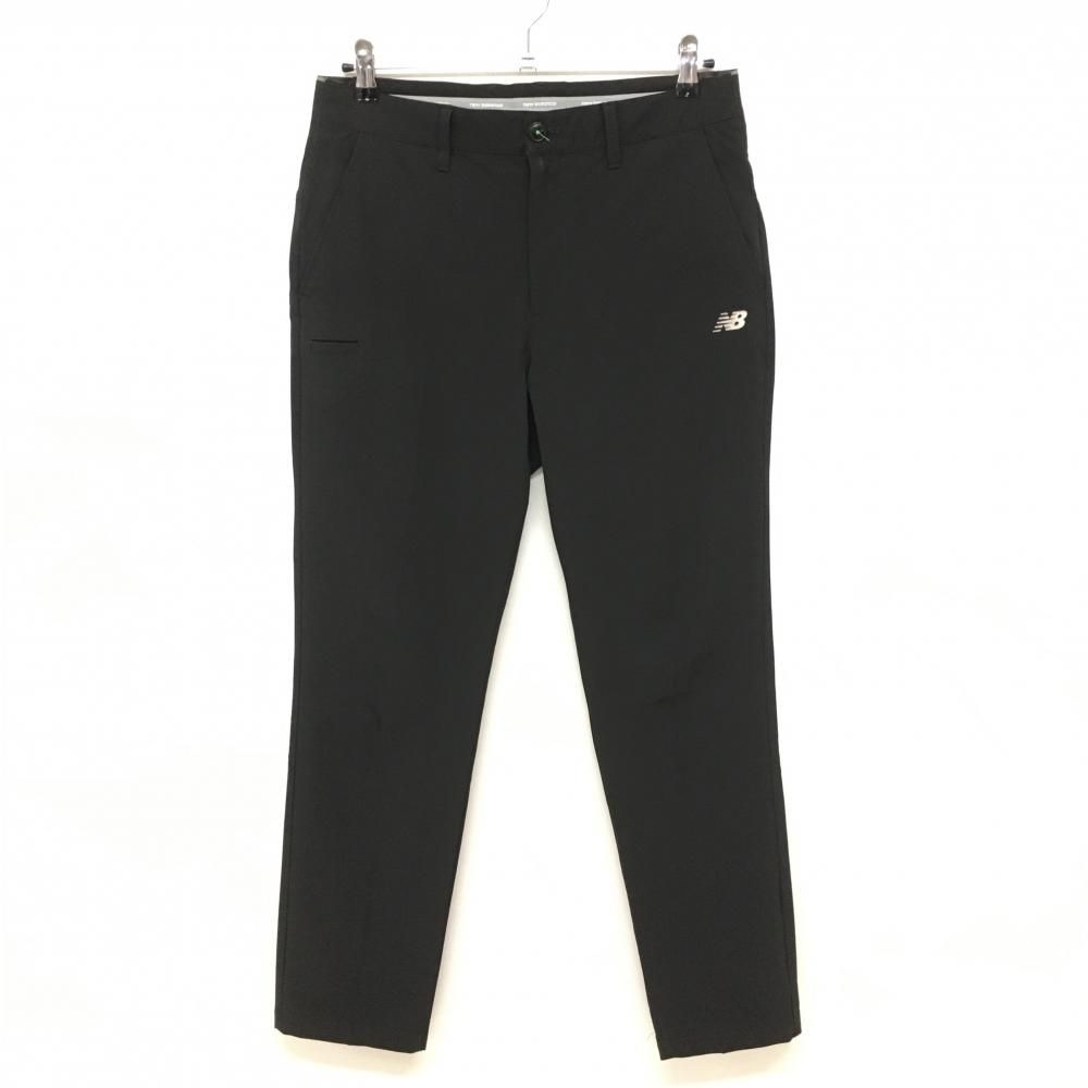 【超美品】ニューバランスゴルフ パンツ 黒 シンプル ストレッチ  メンズ 4(M) ゴルフウェア New Balance