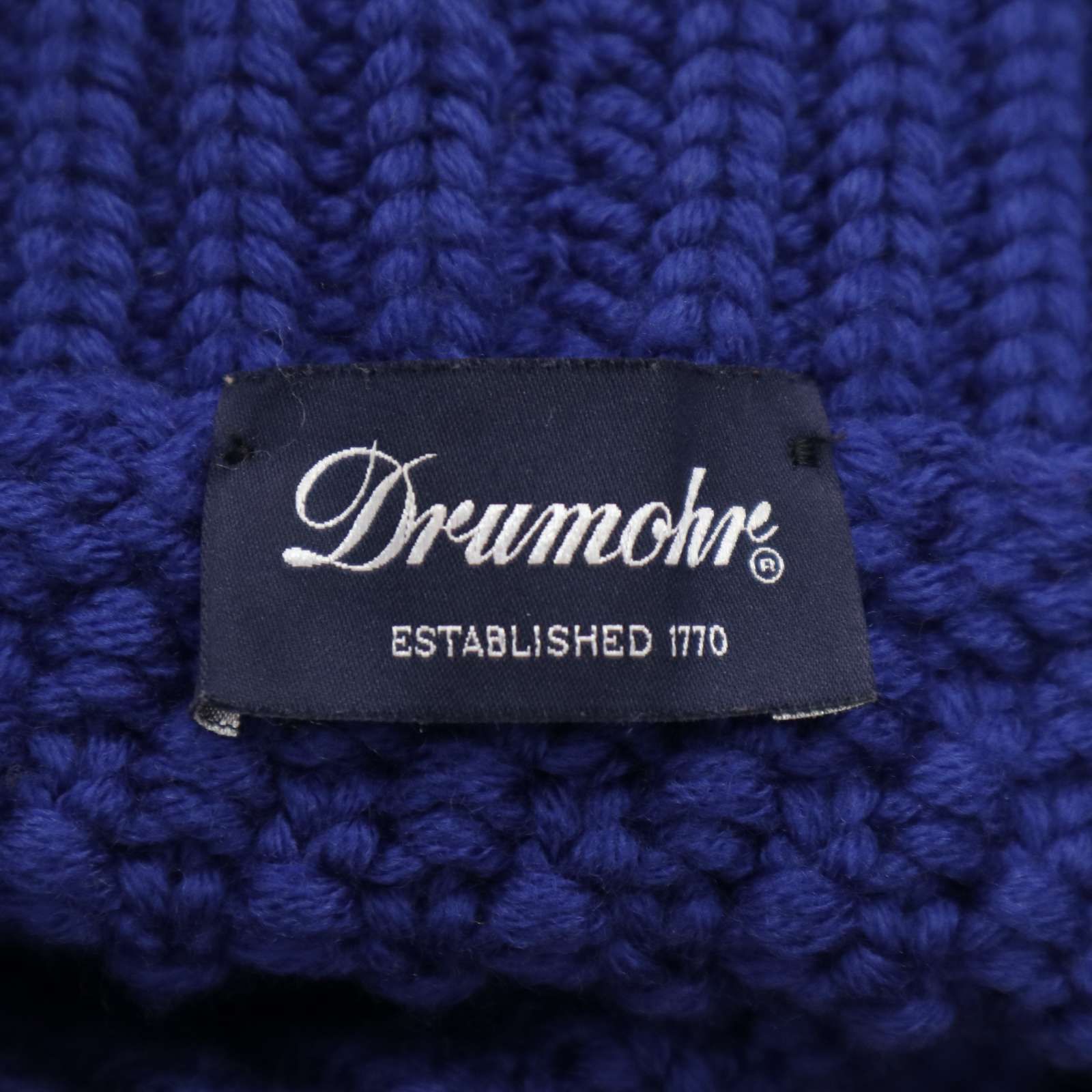 イタリア製☆ Drumohr ドルモア 秋冬 ウール100%☆ ショールカラー