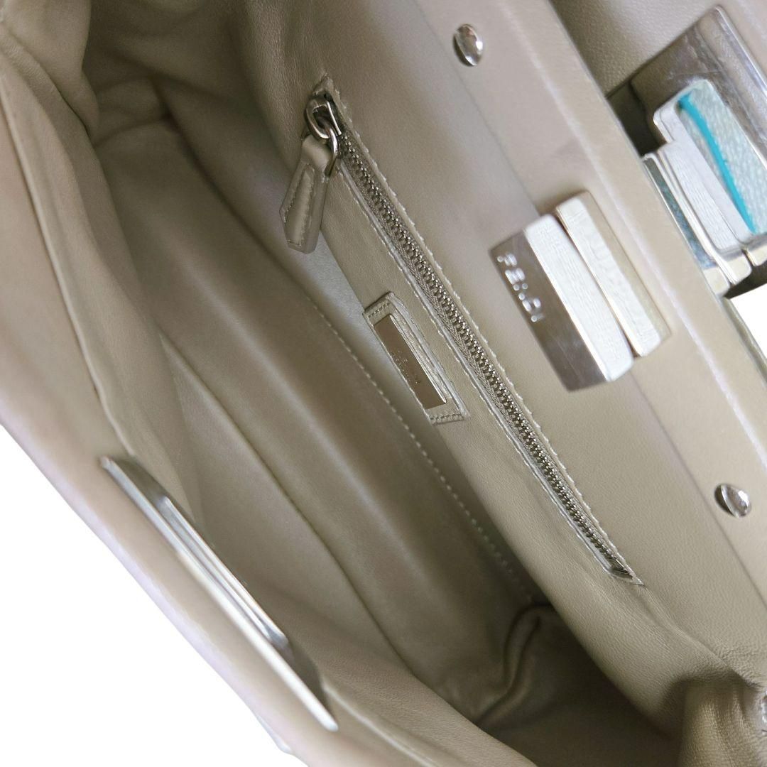 極美品✨フェンディ ピーカブー ミニ レザー 2WAYハンドバッグ