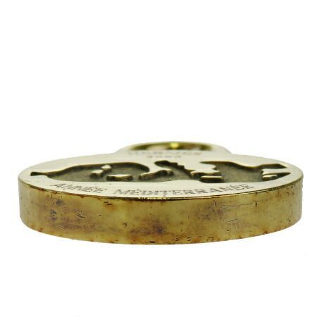 エルメス 2003年限定 地中海 カデナ チャーム ゴールド エルメス