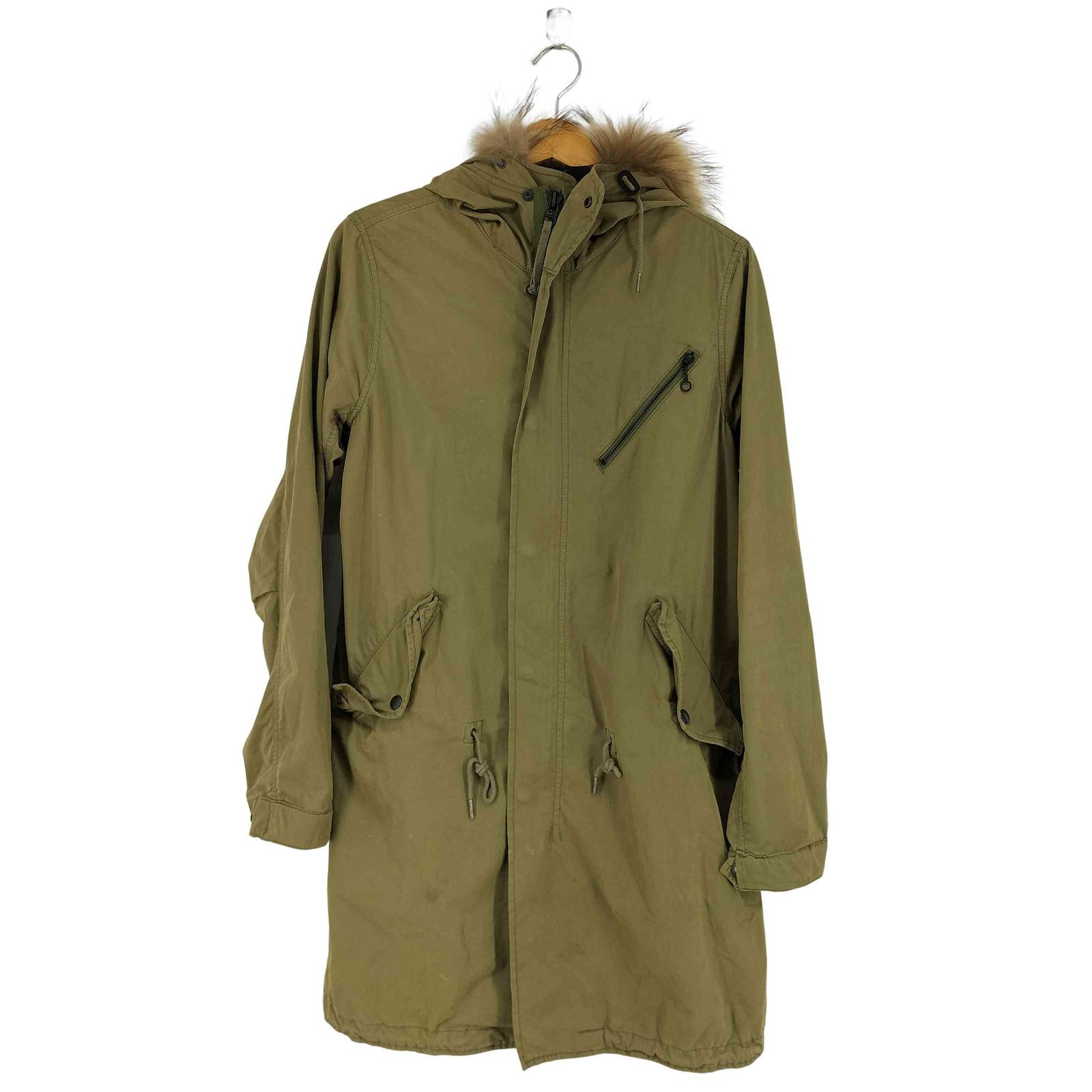 ショット Schott フードファー モッズコート メンズ import：M