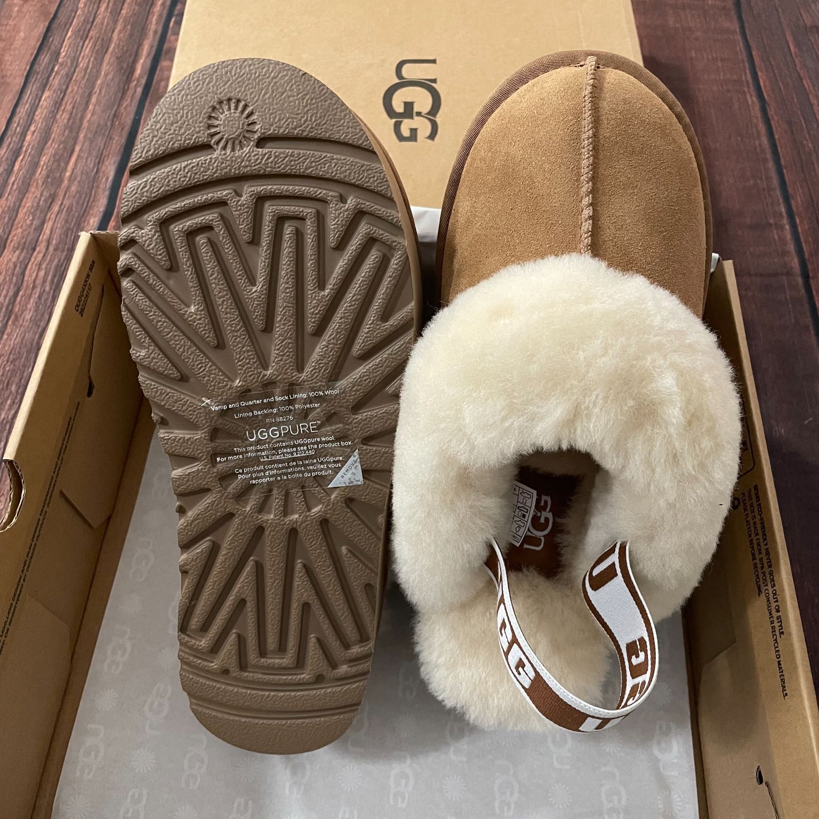 UGG アグ サンダル レディース ファンケット Funkette 厚底 Chestnut ...