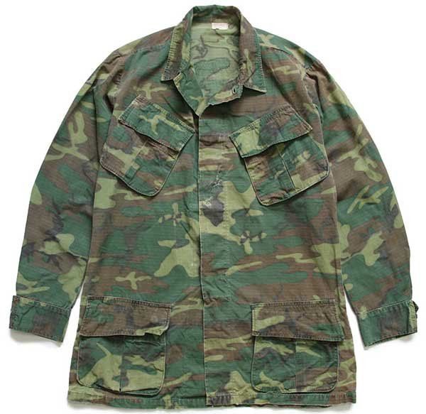 60s 米軍 USMC ERDL グリーンリーフカモ ジャングルファティーグ