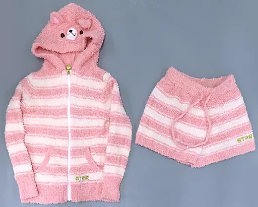 衣類　ころん(すとろべりーぷりんす) もこもこ あにまるるーむうぇあ ホワイト×ブルー フリーサイズ 「2021 NEW YEAR」 rectangle_large_type_2_d9116da