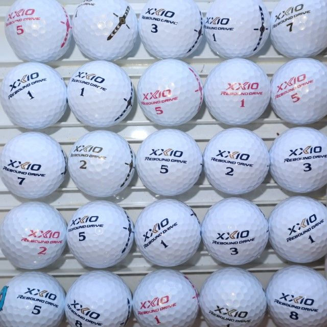 Aランク 25個 ゼクシオ リバウンド ドライブ 良品 ホワイト
