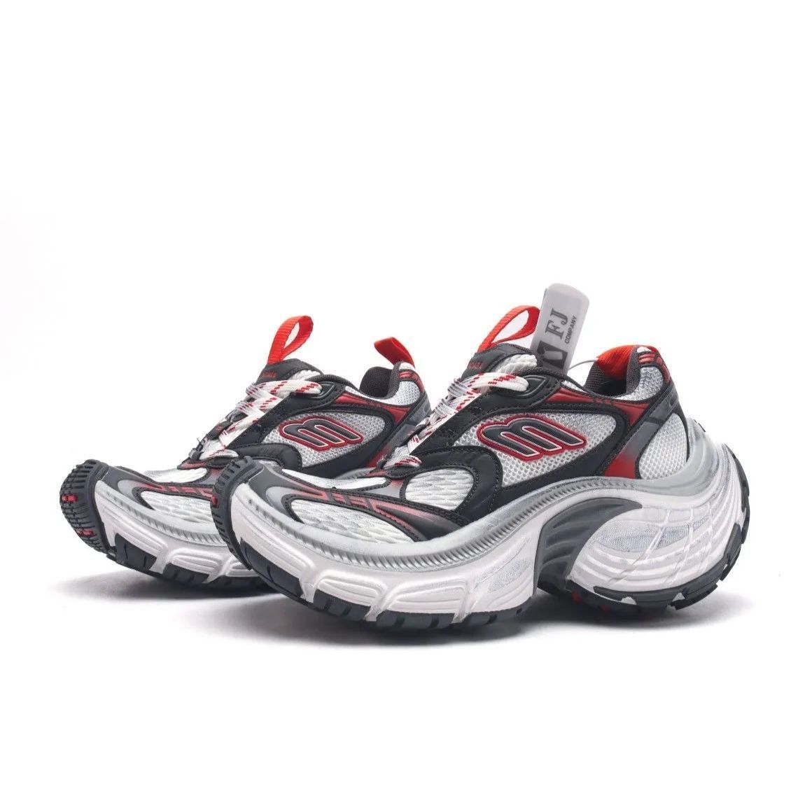 新品未使用 Balenciaga 10xl Grey White Red バレンシアガ 10XL テン  