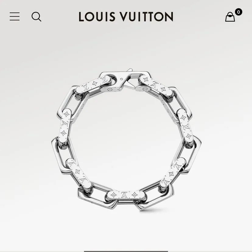 LOUIS VUITTON】 ルイヴィトン ブレスレット・チェーン モノグラム ...