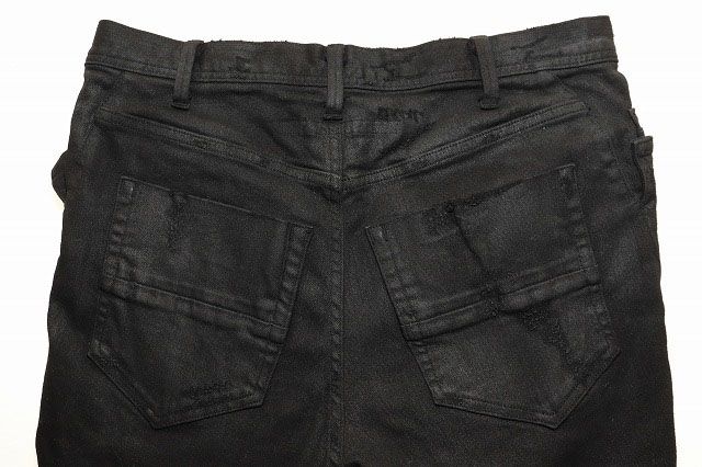 ユリウス JULIUS 24AW PUNK SLIM JEANS BLACK SIZE 2 877PAM14