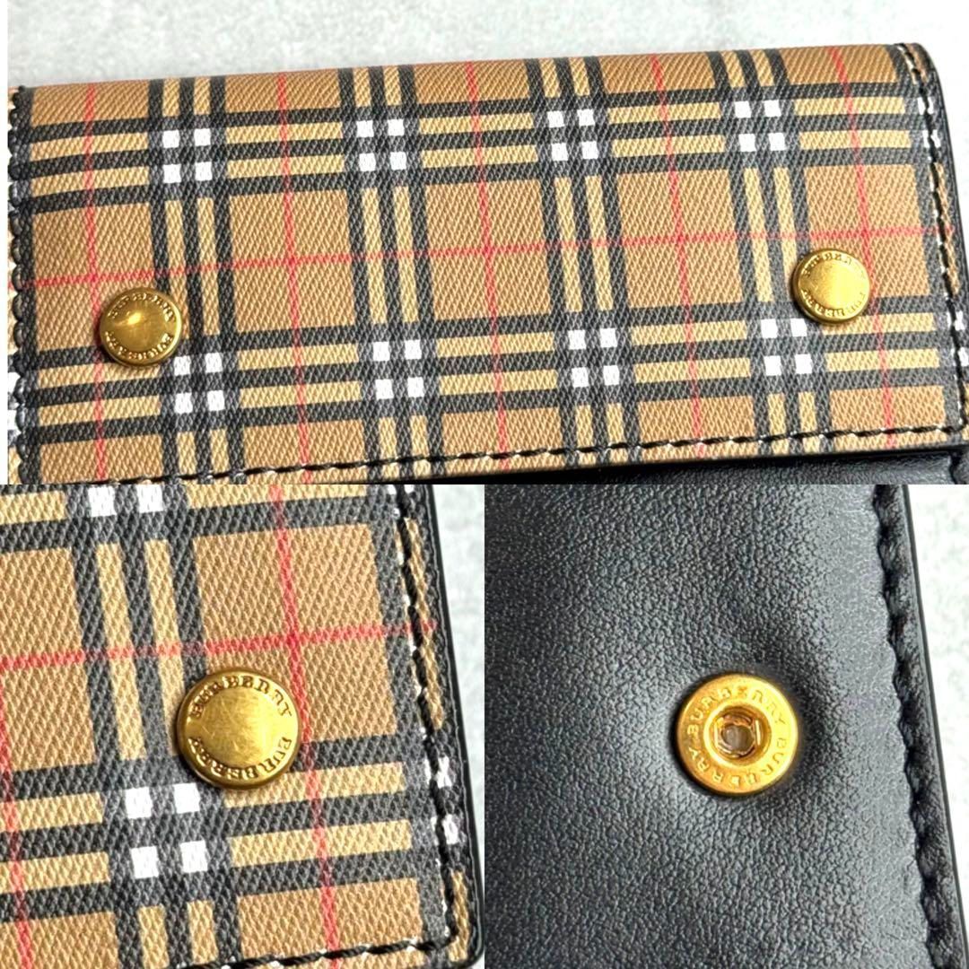 BURBERRY バーバリー / ヴィンテージチェックコンパクトウォレット 三