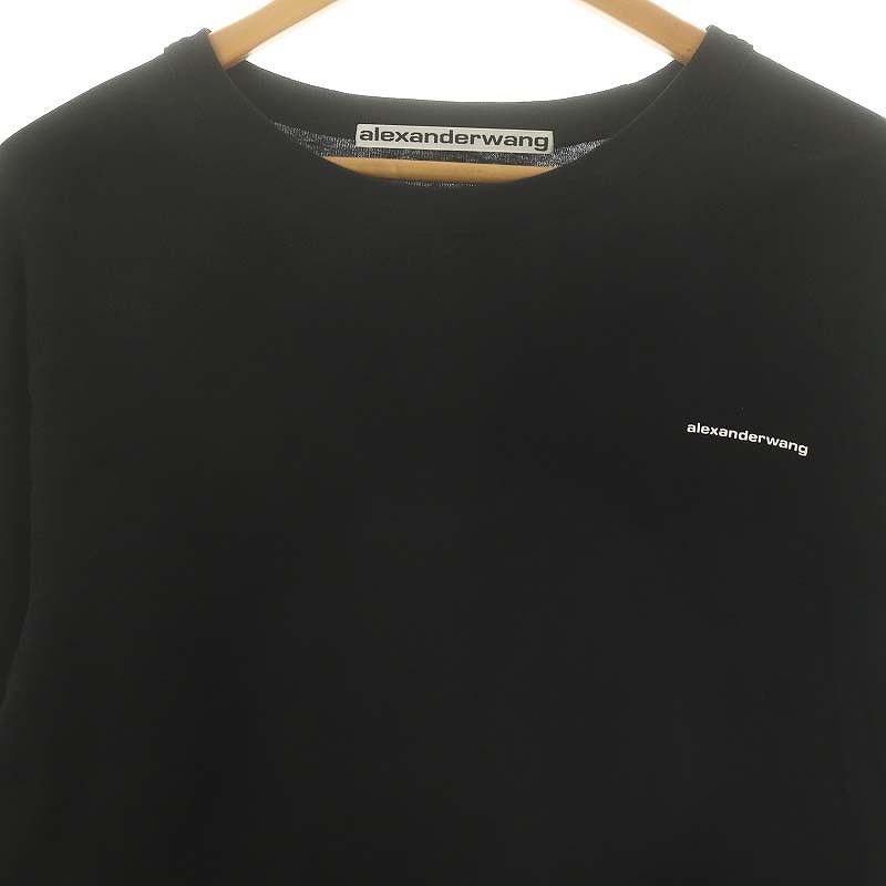 アレキサンダーワン ALEXANDER WANG ロゴ 長袖 カットソー Tシャツ L