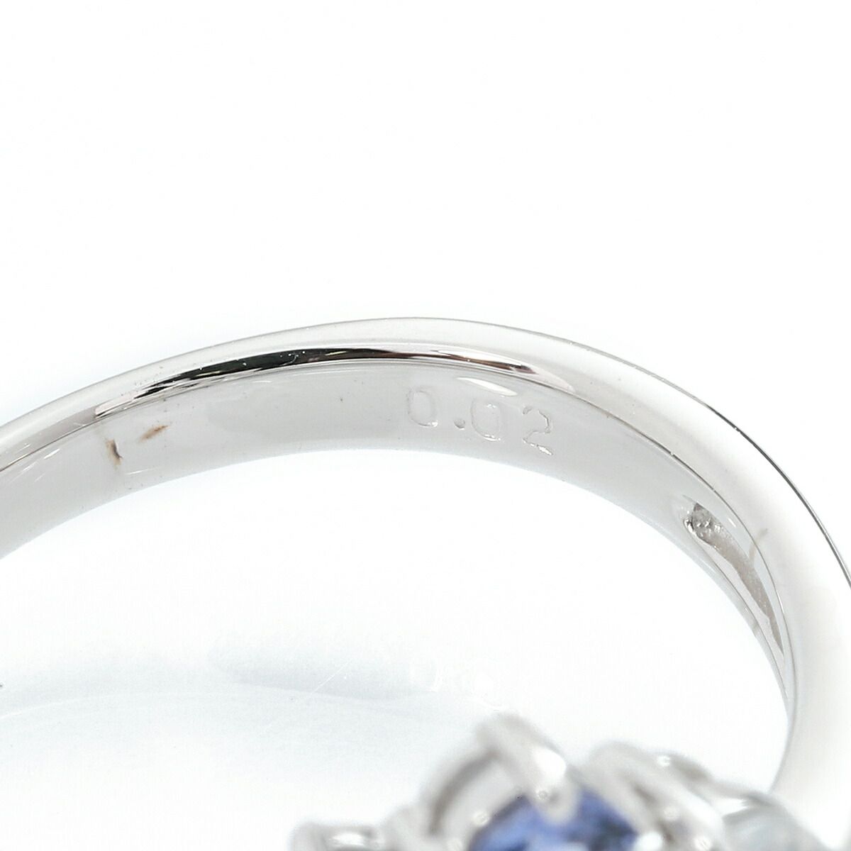 リング 指輪 ラブラドライト ブルートパーズ K18 11号 中古 プレラブド  