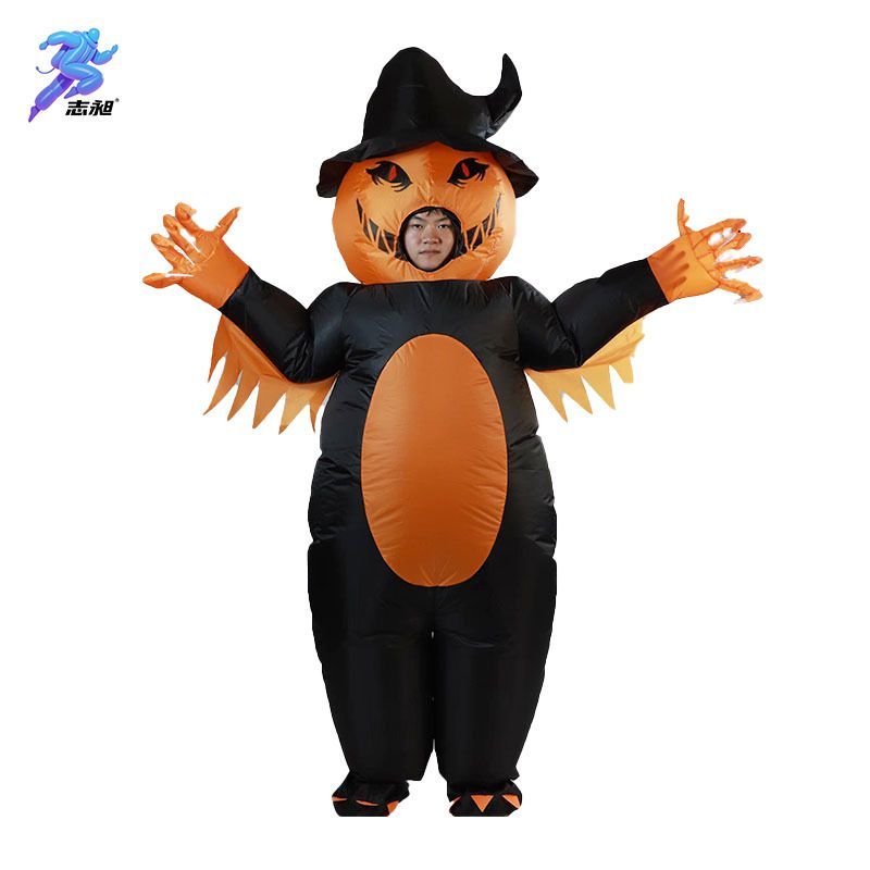 ハロウィーンキャラクターのぬいぐるみハロウィン猫風船衣装ステージで風船衣装衣装を披露します WWW_STEELWINDOWSANDDOORS_COM