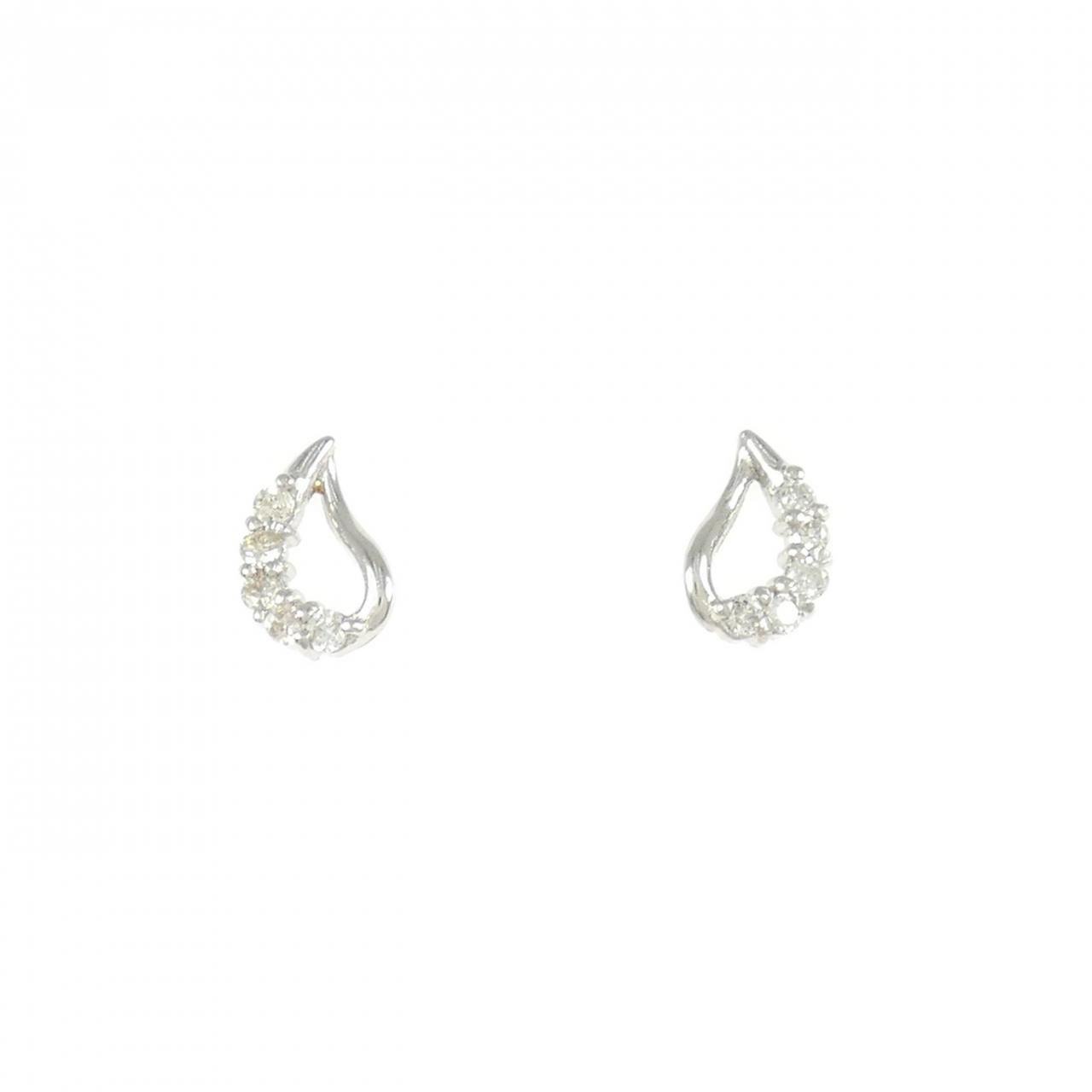 PT/PT900 ダイヤモンド ピアス 0.10CT - メルカリ