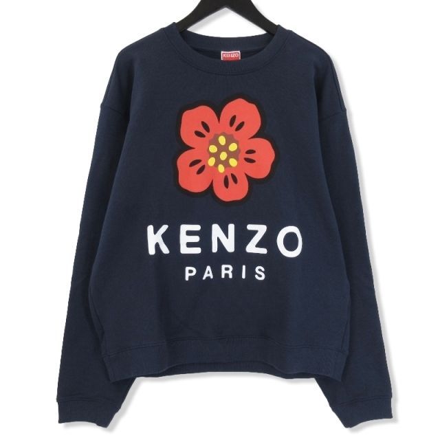 新品未使用  KENZO ケンゾー BOKE FLOWER 刺繍ロゴスウェット
