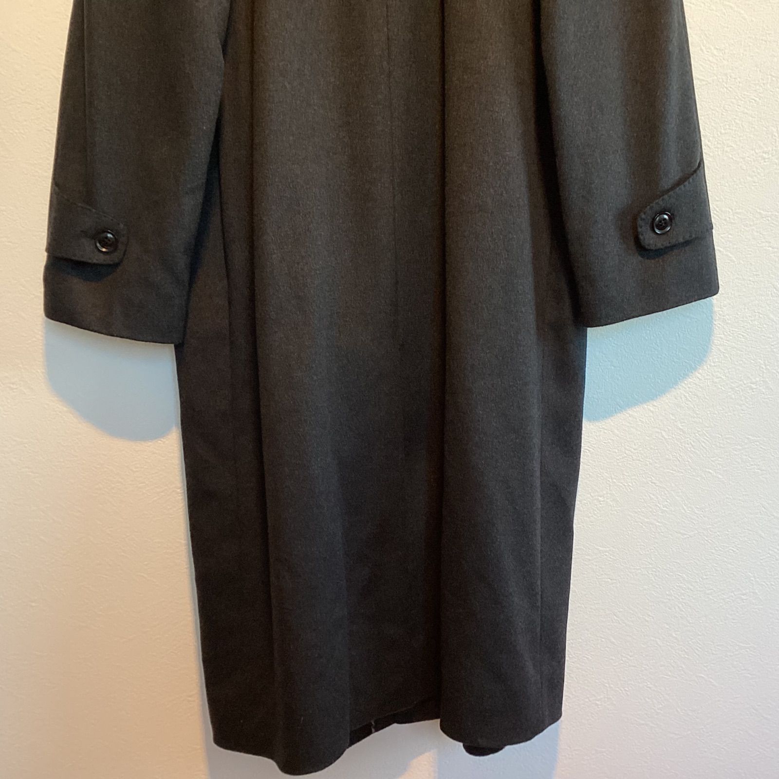 ☆美品☆ ステンカラーコート カシミヤ100% ロングコート M