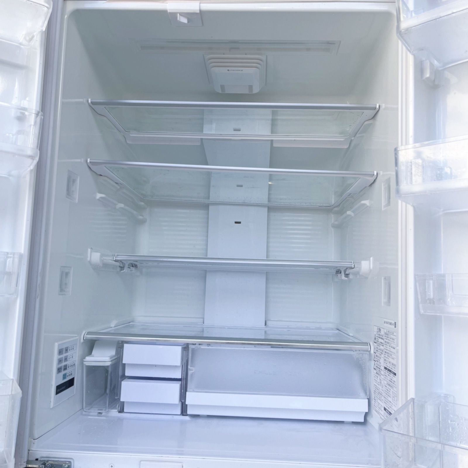 取付無料！パナソニック パーシャル搭載マットホワイトインテリア大型冷蔵庫！洗濯機 取付無料！パナソニック パーシャル搭載マットホワイト