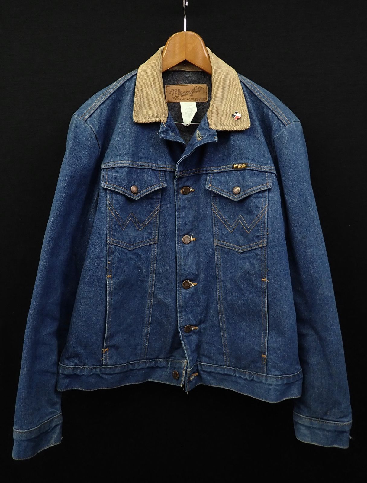 80s USA製 wrangler 74260PW デニムジャケット 38 80s USA製 wrangler 74260PW デニムジャケット 38 - メルカリ