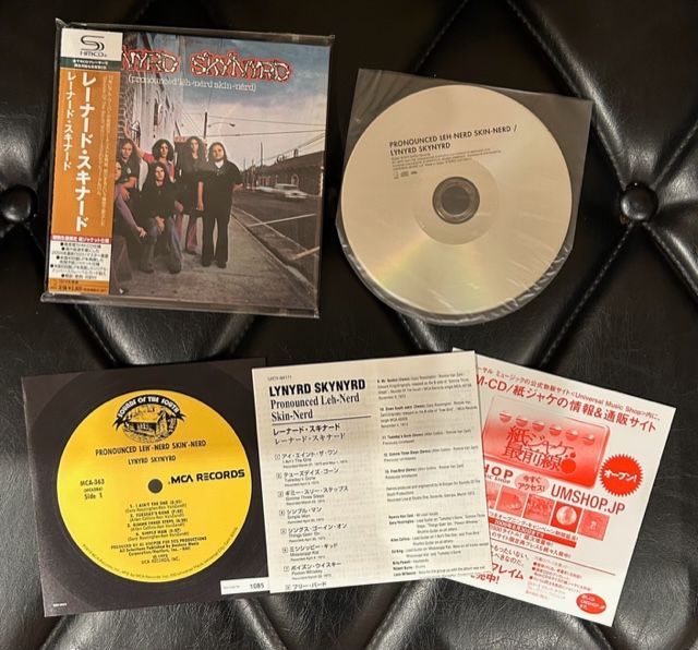 【紙ジャケットSHM-CD】レーナード・スキナード　1st　Lynyrd Skynyrd　美品