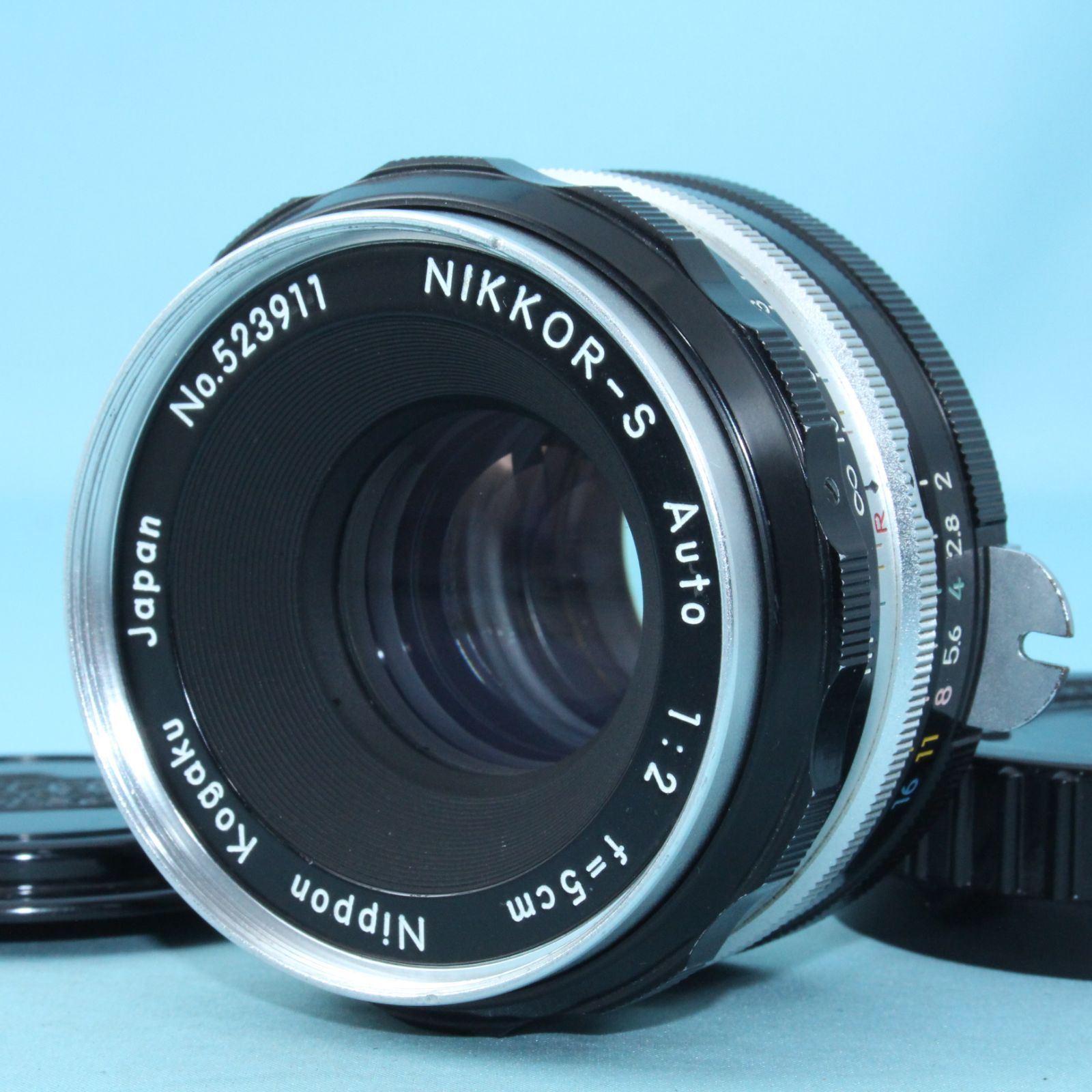 希少 NIKON NIKKOR-S Auto 50mm 5cm F2 PAT.PEND 9枚絞り R刻印 チック