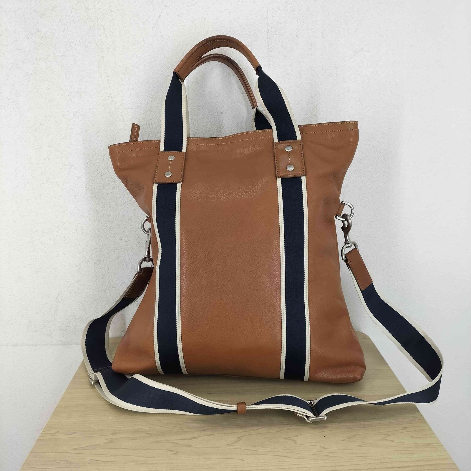 コーチ COACH 2WAY オールレザーショルダーバッグ メンズ 表記無